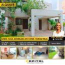 Casa en alquiler amoblada en condominio cerrado